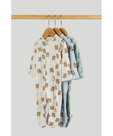 MOTHERCARE šliaužtinukas ilgomis rankovėmis 3 vnt., AW53901 cm 