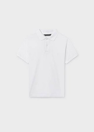 MAYORAL polo marškinėliai trumpomis rankovėmis, white, 890-72, 152  cm 