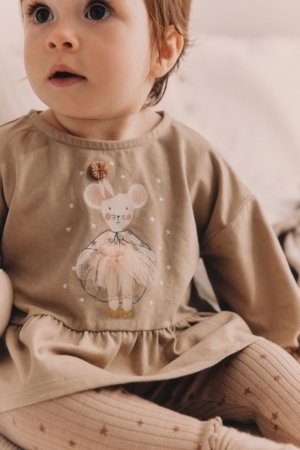 NEXT marškinėliai ilgomis rankovėmis ir tamprės, Q95423 80-86 