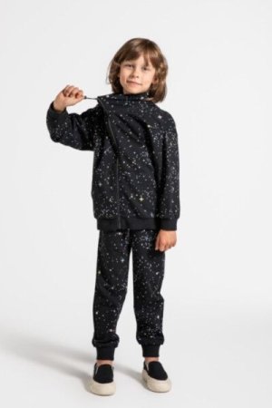 COCCODRILLO džemperis WORLD OF PIXEL BOY KIDS, juodas, ZC4132202WBK-021-122, 122 cm 