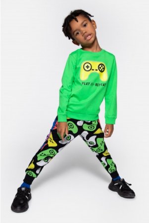 COCCODRILLO sportinės kelnės GAMER BOY KIDS, multicoloured, WC4120104GBK-022-0 