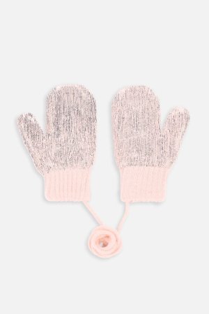 COCCODRILLO kumštinės pirštinės ACCESSORIES WINTER GIRL, rožinės, ZC3360102AWG-007 