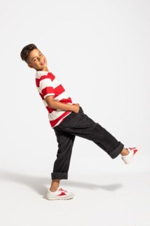 COCCODRILLO sportinės kelnės ACADEMY BOY JUNIOR, graphite, ZC4119101ABJ-020-158, 158 cm 