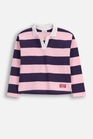 COCCODRILLO polo marškinėliai ilgomis rankovėmis, rožiniai, cm 