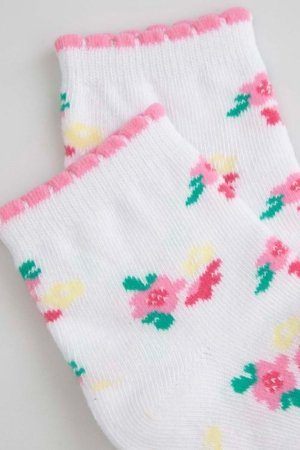 COCCODRILLO kojinės, baltos, cm 