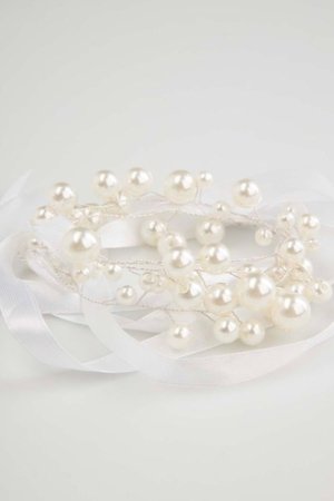 COCCODRILLO plaukų lankelis, baltas, WC6311903PBJ-001-000,  