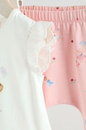 NEXT marškinėliai trumpomis rankovėmis ir tamprės, AA6495, 80-86