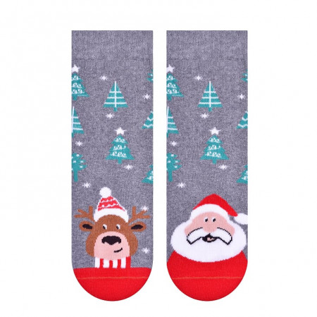 STEVEN Kojinės Santa Grey 096-025 32-34 096-025 GREY