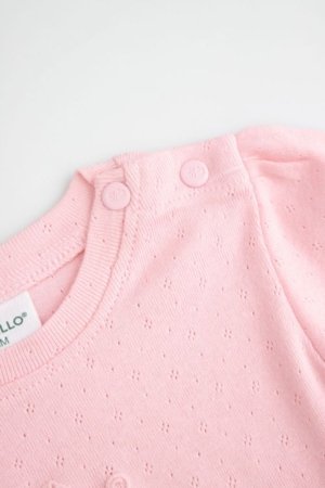 COCCODRILLO smėlinukas trumpomis rankovėmis, rožinis, dydis 