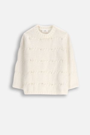 COCCODRILLO megztinis, kreminis, ZC5172102EPG-003-116, 116 cm 