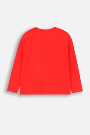 COCCODRILLO marškinėliai MERRY XMAS, raudoni, ZC4143101MER-009-164, 164 cm 