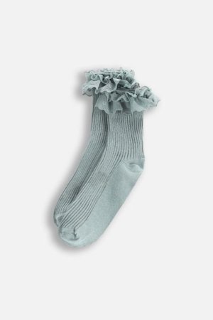 COCCODRILLO kojinės SOCKS GIRL, žalios, WC5382211SOG-031-033, 33 cm 