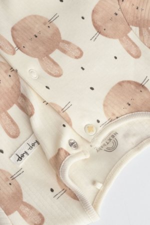 NEXT šliaužtinukas trumpomis rankovėmis, 3 vnt., AU4266, 74-80