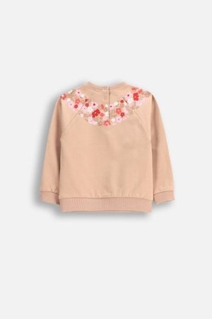 COCCODRILLO džemperis NOSTALGIC MEADOW GIRL NEWBORN, kreminis, WC5132101NGN-002-086, 86 cm 