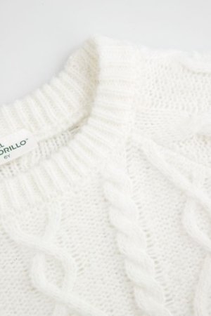 COCCODRILLO megztinis, kreminis, ZC5172101WGK-003-116, 116 cm 