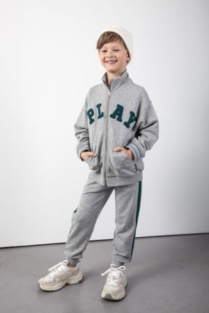 COCCODRILLO kelnės ACADEMY BOY KIDS, pilkos, cm 