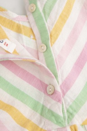 COCCODRILLO suknelė trumpomis rankovėmis OCEAN WONDERS NEWBORN, multicoloured, WC4128201OWN-022-0 