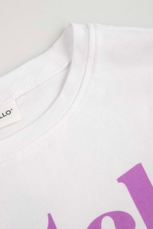COCCODRILLO marškinėliai trumpomis rankovėmis, balti, cm 