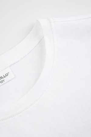 COCCODRILLO marškinėliai trumpomis rankovėmis, balti, WC6143212VGA-001-152, 152 cm 