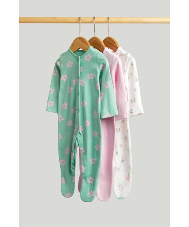 MOTHERCARE šliaužtinukas trumpomis rankovėmis 3 vnt., LK182 80 