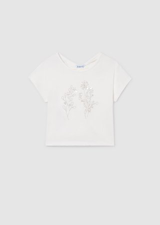 MAYORAL marškinėliai trumpomis rankovėmis, natural, 6.002-91, 157  cm 