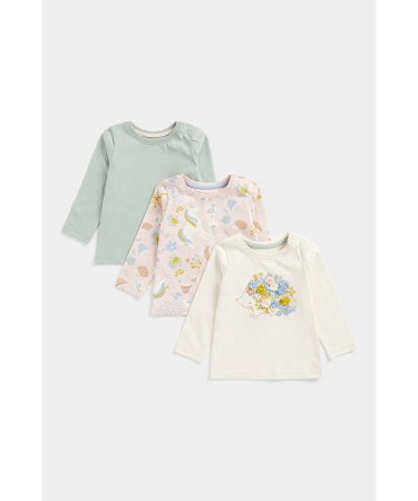 MOTHERCARE marškinėliai ilgomis rankovėmis 3 vnt., FA794 