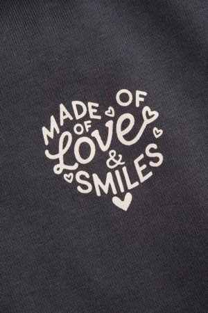 COCCODRILLO susegamas džemperis su gobtuvu, pilkas, WC6132402HGK-020-122, 122 cm 