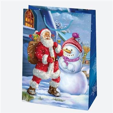Krepšelis dovanoms  kalėdinis T10  XL, 5906664000392 5906664000392
