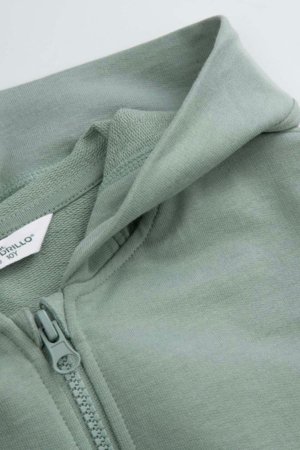 COCCODRILLO susegamas džemperis su gobtuvu, žalias, WC6132401NBJ-011-164, 164 cm 