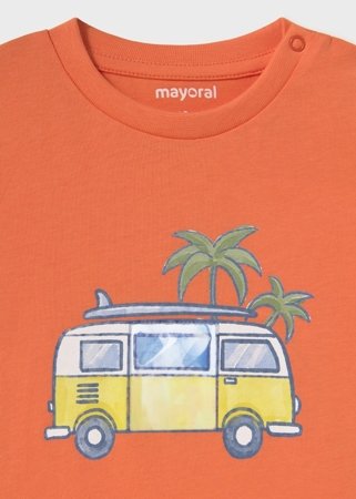 MAYORAL marškinėliai trumpomis rankovėmis, coral, 1063-44, 80 cm 