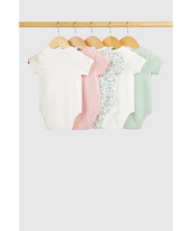 MOTHERCARE smėlinukas trumpomis rankovėmis, 5vnt., GF068 
