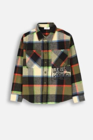 COCCODRILLO marškiniai GRUNGE SWAMP BOY JUNIOR, multicoloured, ZC4136101GBJ-022-164, 164 cm 