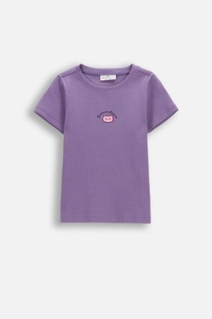 COCCODRILLO marškinėliai trumpomis rankovėmis, violetiniai, cm 
