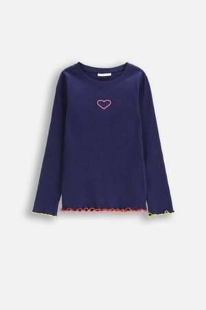 COCCODRILLO marškinėliai ACADEMY GIRL KIDS, mėlyni, ZC5143101AGK-015-110, 110 cm 