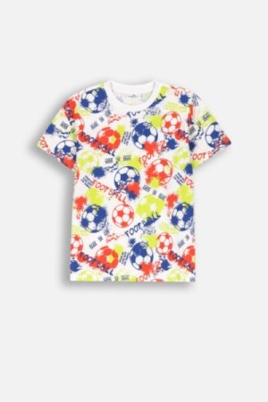 COCCODRILLO marškinėliai trumpomis rankovėmis EVERYDAY BOY A, multicoloured, ZC4143215VBA-022-152, 152 cm 