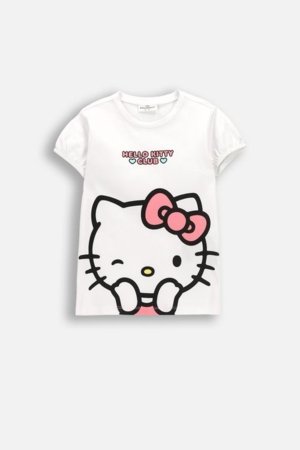 COCCODRILLO marškinėliai trumpomis rankovėmis, balti, cm 