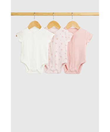 MOTHERCARE smėlinukas trumpomis rankovėmis, 3vnt., GF073 