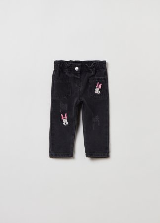 OVS 1 EN GIRL 9-36M JEGGINGS 24-30 BLACK/GREY 001817409 001817409
