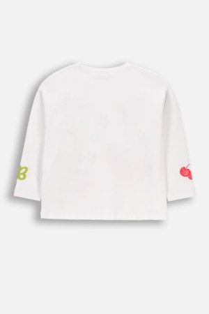 COCCODRILLO marškinėliai ilgomis rankovėmis, balti, cm 