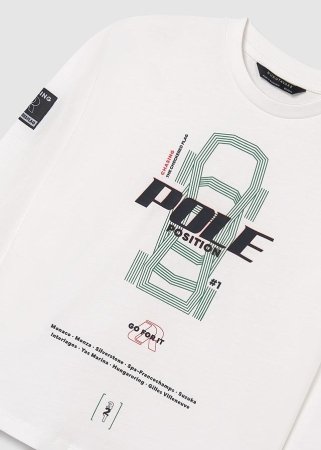 MAYORAL marškinėliai ilgomis rankovėmis 7D, kreminiai, 7.087-38, 167 cm 