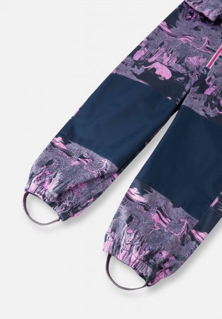 LASSIE kombinezonas DEVI, Softshell, tamsiai mėlynas, 110 cm, 720756-6821 720756-6821-80