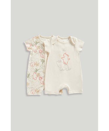 MOTHERCARE šliaužtinukas trumpomis rankovėmis 2 vnt., LL855 80 