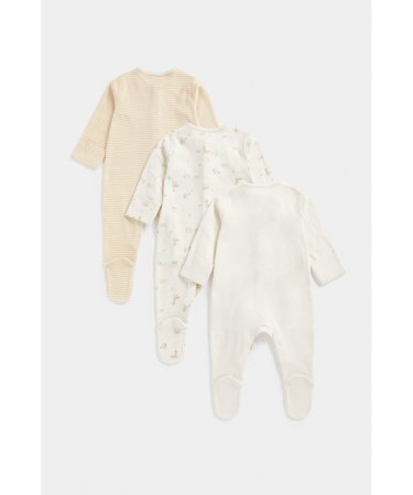 MOTHERCARE šliaužtinukas ilgomis rankovėmis, FE114 3vnt.,  