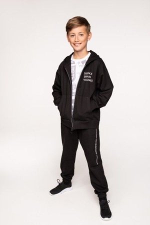 MOKIDA kelnės ADDITIONAL LICENCE BOY, juodos, ZM3120101ALB-021 