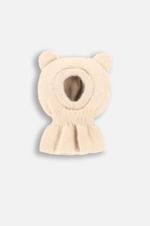 COCCODRILLO kepurė ACCESSORIES WINTER GIRL, smėlio spalvos, ZC4364701AWG-002-048, 48/50 cm 