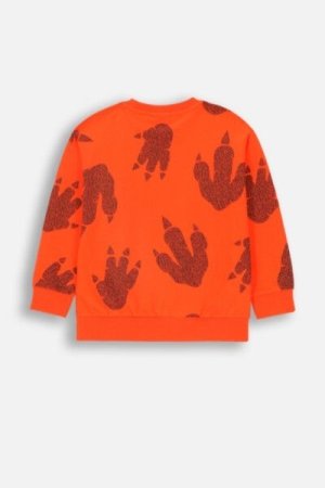 COCCODRILLO marškinėliai DIGITAL BOY KIDS, raudoni, ZC4143102DBK-009-122, 122 cm 