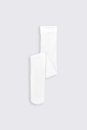 COCCODRILLO pėdkelnės TIGHT MICROFIBRE COLORFUL, baltos, ZC2380321TMC-001-152, 152cm 