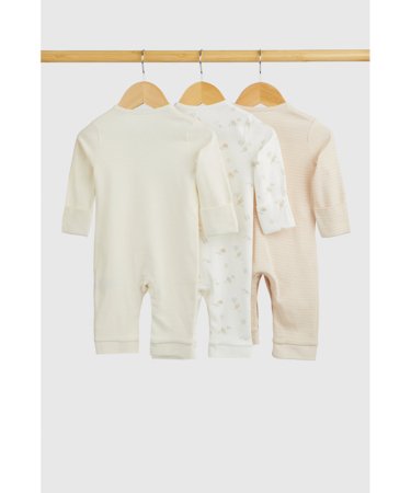 MOTHERCARE šliaužtinukas ilgomis rankovėmis, 3vnt., GF095 
