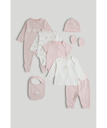 MOTHERCARE komplektas kūdikiui 8 vnt., AX39001, 