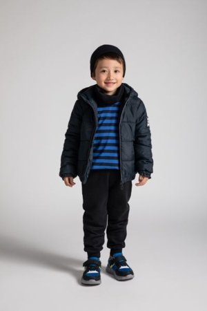 MOKIDA striukė OUTERWEAR, juoda, ZM5152702OWR-021-128, 128 cm 